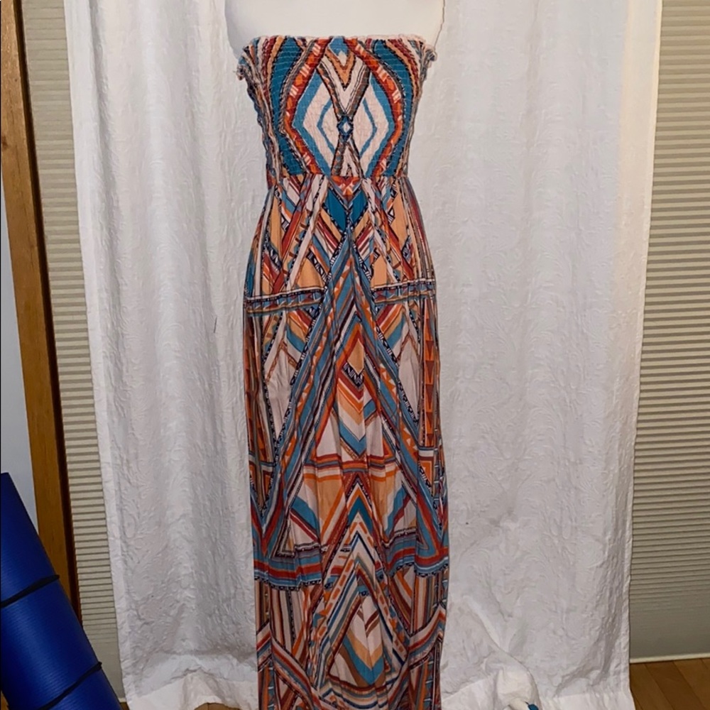 MAXI DRESS PATTERNED